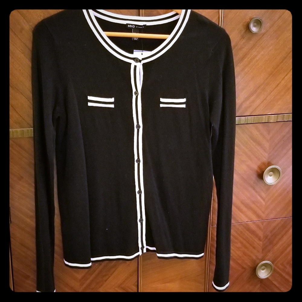 MNG Long Sleeve Cardigan Size Small